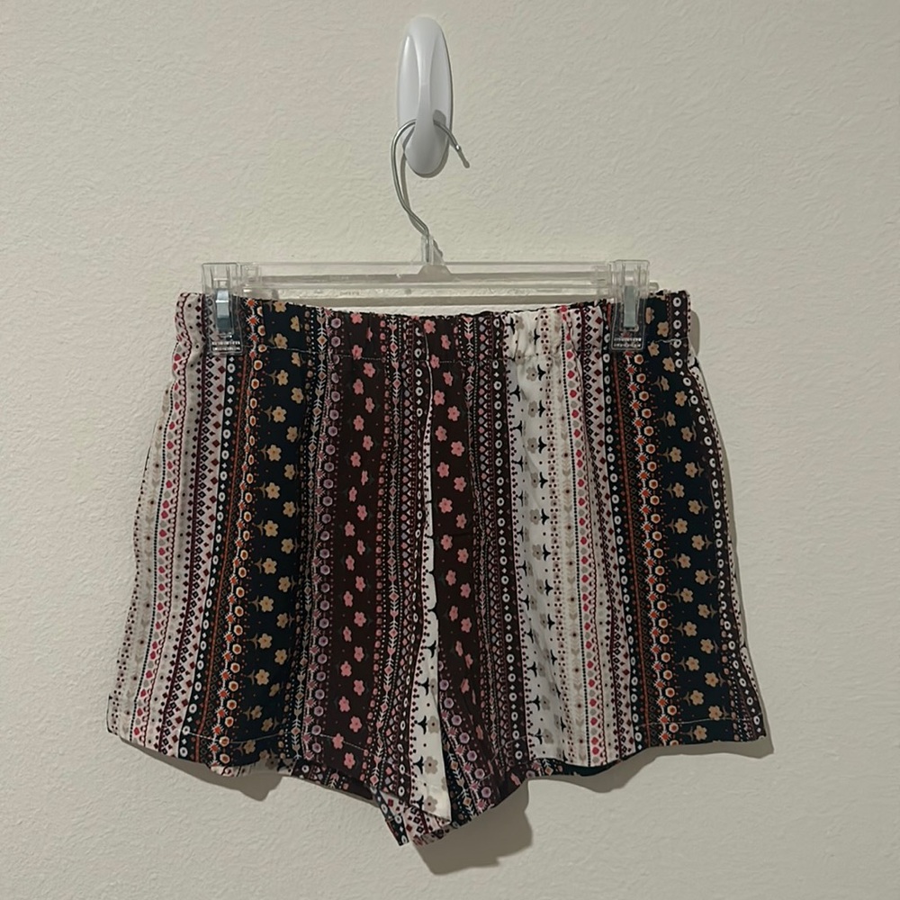 Shein elastic band shorts , dressy